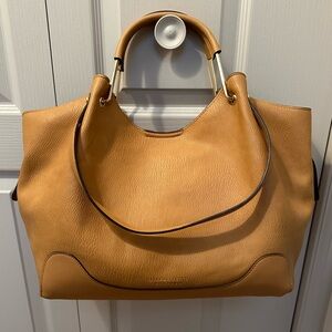 Sondra Roberts Squared Faux Leather Handbag